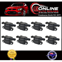 8x Black Ignition Coils Set of Holden Commodore VZ VE VF V8 6.0 6.2 LS2 LS3