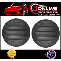 Front Bumper Bar Fog Cover / Blank PAIR fit Mitsubishi Pajero NS NT 06-11 NEW