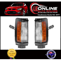 Front Corner Parker Light PAIR fit Mitsubishi Triton ME MF MG MH MJ 86 - 96 lamp turn