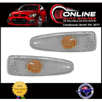 Guard Indicator PAIR fit Mitsubishi Triton MQ 2015-18 flasher turn blinker clear