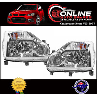 Headlight PAIR fit Nissan X-Trail T31 07-10 HALOGEN TYPE ADR head light lamp