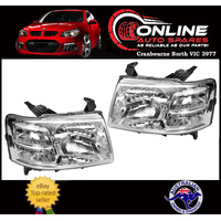 Headlight PAIR fit Ford Ranger PJ 11/06-5/09 Manual Adjust LH RH head light lamp