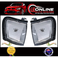 Holden Rodeo TF Front Corner Indicator Light PAIR CLEAR R7 R9 2/97-6/01 turn
