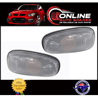 Side Guard Indicator PAIR fit Holden Commodore VY VZ Clear / Standard NEW turn