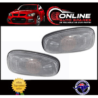 Holden ASTRA TS 98-04 Clear Guard Indicator PAIR light side repeater lens lamp