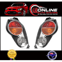 Taillight PAIR fit Holden Barina Spark MJ 2010-12/12 lh rh rear tail light lamp 