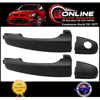 Front Outer Door Handle PAIR Black fit Holden VE WM Commodore Statesman grab