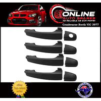 Outer Door Handle Set x4 Black fit Holden VE WM Commodore Statesman grab