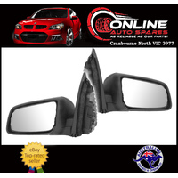 Front Door Mirror PAIR ft Holden VE Commodore W/O Puddle Light Left + Right 