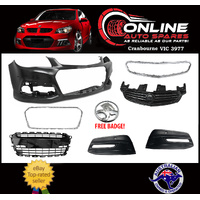 Front Bumper Bar + Grilles Kit Holden Commodore VF SS SSV SV6 Series 1 5/13-9/15