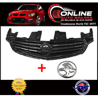 Top Grille + Badge fit Holden Commodore VF S1 SS SSV SV6 Quality upper top grill