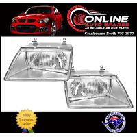 Headlight PAIR fit Holden Commodore VH VK 81-86 Left +Right head light lamp lens