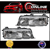 Headlight PAIR Holden Commodore VP 91-93 Left + Right head light lamp