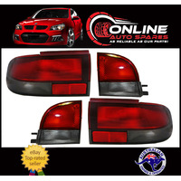 Holden Commodore Taillight + Garnish Light Kit VR VS Sedan Red / Clear bootlid