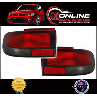 Holden Commodore Taillight PAIR VR VS Sedan Red / Clear lh rh tail light lamp lens