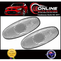 Side Guard Indicator Light Pair CLEAR fit Holden Commodore VP VQ VR VS VT VX 