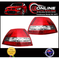 Taillight PAIR fit Holden VE Berlina Sedan 2006-13 black tail light lamp stop