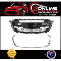 Front Bumper Grille PAINTED + Chrome Surround Commodore VF S2 SS SSV SV6 15-2017