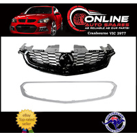 Upper Grille PAINTED + Chrome Surround Holden Commodore VF S2 SS/SSV/SV6 2015-17