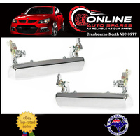 Outer Door Handle PAIR fit Nissan Patrol GQ 1988~1997 Chrome Left + Right grab