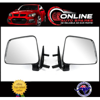Door Mirror Sail Mount PAIR fits Nissan Navara D22 Ute 97-01 lh rh rear view