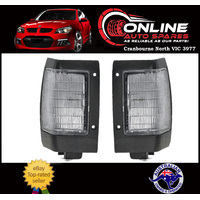 Front Corner Indicator Light PAIR fit Nissan Navara D21 92-97 CLEAR signal turn