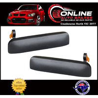 Front Outer Door Handle PAIR fits Nissan Navara D22 Ute 10/01-4/15 2WD 4WD grab