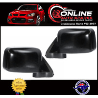 Door Mirror MANUAL PAIR fits Nissan Navara D22 Ute 1/08-4/15 2WD 4WD rear view