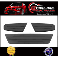 Rear Bumper Bar Step Cover SET x3 fit Mitsubishi Triton MQ 1/15-11/18 back step