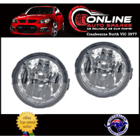 Front Fog Light x2 fit Nissan X-Trail T31 9/07-2/14 Left + Right spot lamp