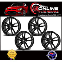 VF GTS Rapier Style Wheels SET x4 Gloss Black 20x8.5 5x120 Suit Commodore VB-Z rim