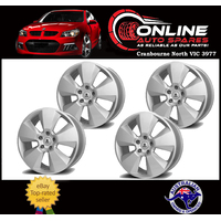 19" VY Senator Signature Style Wheels Set x4 Silver 19x8 5x120 Commodore VB- VZ