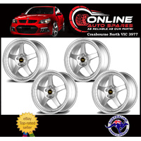 20" Simmons Style Wheels Set x4 Silver 20x8.5 5x120 Suit Commodore VB - VF rim