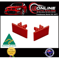 Holden Commodore Door Lock Knob Retainer Clips x2 RED NEW VN VP VG VQ VR VS tab