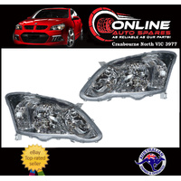 Headlight PAIR fit Toyota Corolla HATCH ZZE122R 8/04-5/06 head light lamp