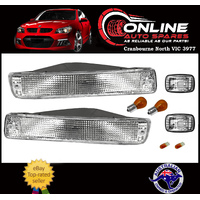 Front Bar + Guard Indicators Kit Suit Toyota Landcruiser 80 Series CLEAR flasher