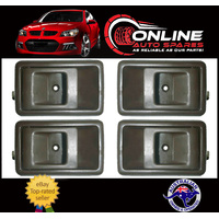 Inner Door Handle SET x4 BROWN fit Toyota Landcruiser 75 78 79 Series grab