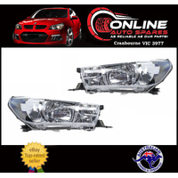 Headlight PAIR for Toyota Hilux GGN/GUN/TGN 7/2015-8/2024 HALOGEN TYPE 