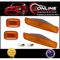 Front Apron + Guard Indicators Kit Suit Toyota Landcruiser 80 Series 90-97 AMBER
