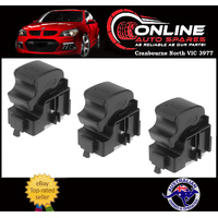 Power Window Switch x3 Suit Toyota Landcruiser 80 Series single button