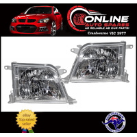 Headlight PAIR fit Toyota Landcruiser Prado 90 95 Series 99-02 head light lamp