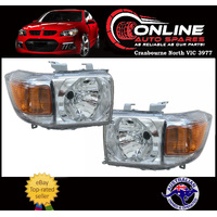 NEW Headlight Pair LH + RH for Toyota Landcruiser VDJ76 VDJ78 VDJ79 70 Series