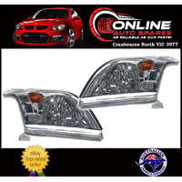 Headlight PAIR fit Toyota Landcruiser Prado 120 Series 02-09 ADR head light lamp