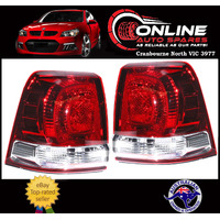 Taillight PAIR fit Toyota Landcruiser 200 Series 07-12 LIFT UP lamp tail light