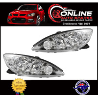 Headlight PAIR fit Toyota Camry ACV36R MCV36R 9/04-6/06 head light lamp