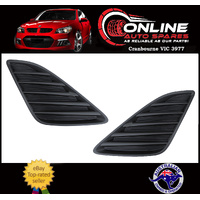 Front Bar Grille / Fog Light Blank PAIR fit Toyota Camry ASV50 12/11 to 04/15