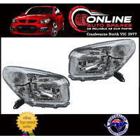 Headlight PAIR fit Toyota RAV4 ACA 8/03-10/05 3/5 Door ADR head light lamp